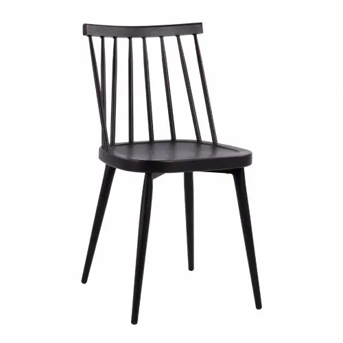 Abverkauf "Vanessa" Aluminium Stuhl in braun 44x50x82cm