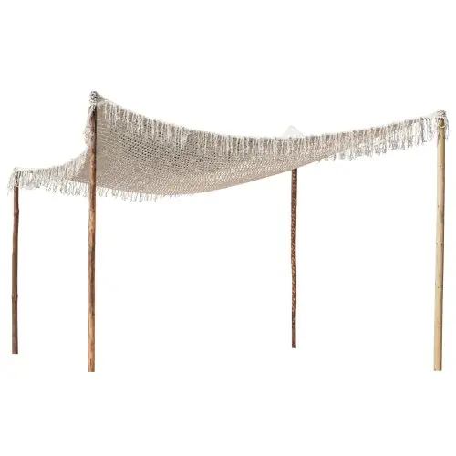MAKRAMEE-SONNENSCHUTZ, FARBE BEIGE, 300X300CM Knallerangebot