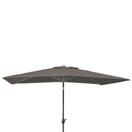 Angebot Sonnenschirm "Mambo" aus Aluminium und Polyester in taupe - 300x200