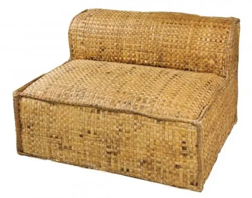 Highlight Lounge-Sonnenliege aus natürlichem Rattan