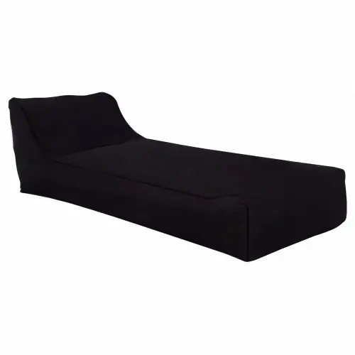 Neue Kollektion Pouf "Tanea" in schwarz mit UV-Schutz Wasserdicht 190x80x60 cm