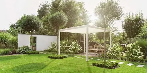 Direkt Vom Hersteller Terrassenüberdachung "Reflect" 3m x 4m in weiß aus Aluminium