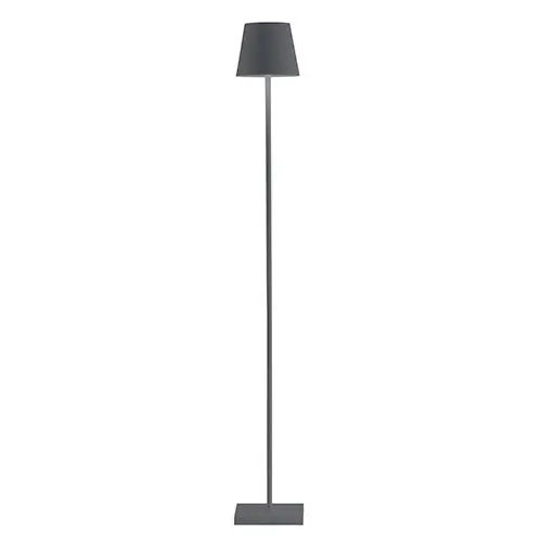 Solange Der Vorrat Reicht Tischlampe "Poldina XL" in Anthrazit aus Aluminium