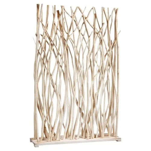 Ausverkauf RAUMTEILER TEAK-ZWEIGEN NATURAL