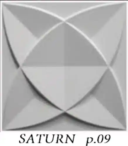 Top-Angebot "Saturn" wandpaneele in weiß - 1 quadratmeter