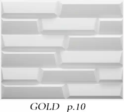 "Gold" Wandpaneele in Weiß - 1 Quadratmeter Neuheit