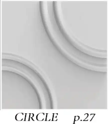"Circle" wandpaneele in weiß - 1 quadratmeter Solange Der Vorrat Reicht