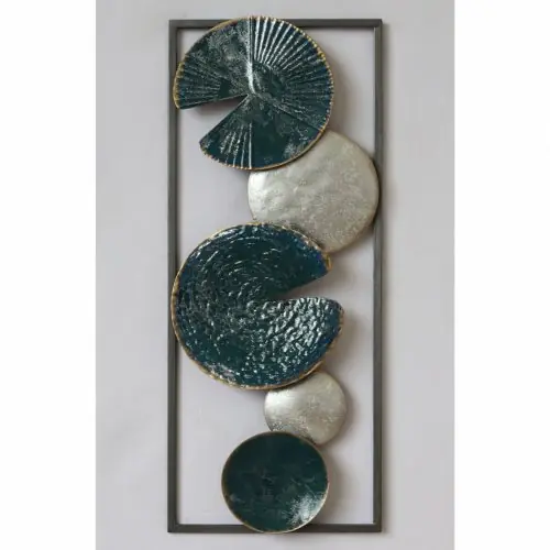 Beliebt METALLWANDDEKORATION BENZINKOHLE 50x3,5x20 cm