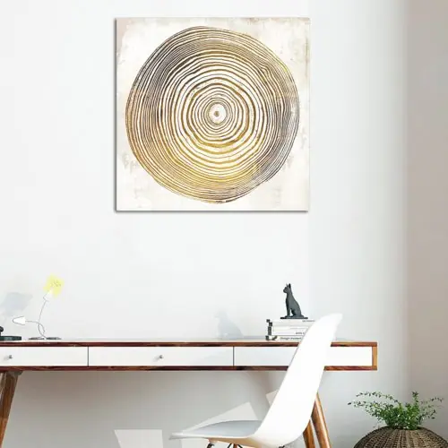 Wand Deko Leinwandmalerei "Kuppel der Kapelle von MONTESIEPI" 45x3x45 cm Meistverkauft