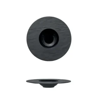 Porzellan-Pasta Teller 18 cm (in. φ8 cm), schwarz, PIETRA EFFETO, M1934, 6 SET Angebot