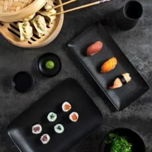 Sale Porzellan-Sashimi-Teller, 28 x H13,5 cm, JAP, Tognana, 6 SET