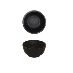 Reisschüssel aus Porzellan in schwarz, B9,5xH4,3cm, 160cc, JAP, Tognana, 12 SET Garantierte Lieferung