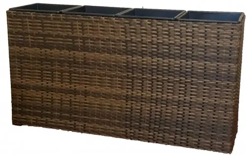 Jetzt Bestellen Blumenkasten Kunstoffgeflecht 150x90x77 cm