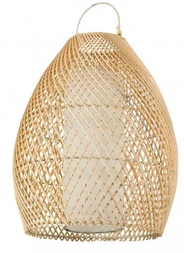 Hängelampe "Hive" handgefertigt aus natürlichem Rattan Large Φ.0,40x0,55 cm Top-Angebot