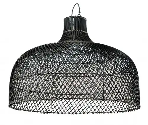 Angebot Hängelampe "Eloan" handgefertigt aus natürlichem Rattan Φ.0,60cm