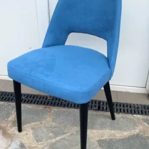 Polsterstuhl "Sandra" Bezug Mikrofaser mit Metallfüßen Top-Preis