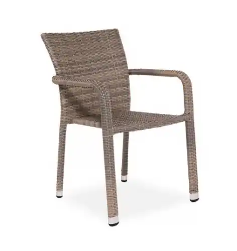 Outdoor Stuhl "Trinidad" in beigem Wicker Design Top-Preis