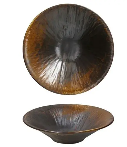 Tiefer Teller Tognana Rust Copper Ø25.5 x H 7 cm 6 Set Markenware