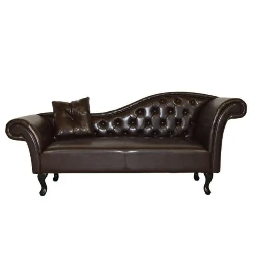 Echt Divan Chesterfield Ottoman Niovi braun rechts