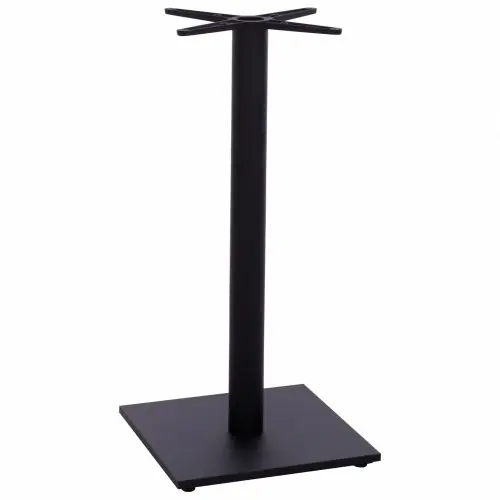 Knallerangebot Metall Tischuntergestell mittelhoch in schwarz matt 45x45x94cm