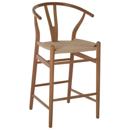 BARHOCKER "BRAVE" BUCHENHOLZ NATURAL WISHBONE RÜCKEN 48x53x100 cm Markenprodukt