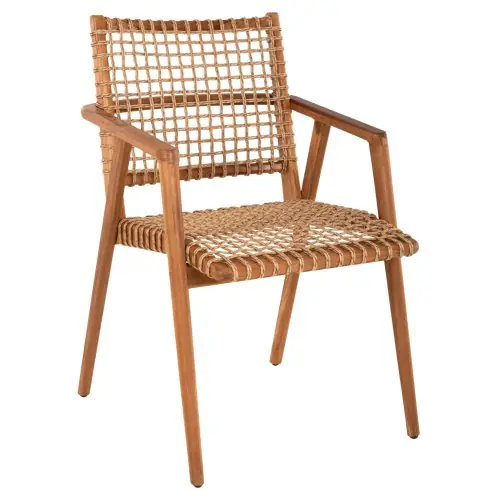 INNENSESSEL ZIMMER VAYA TEAKHOLZ-SYNTHETISCHES SEIL NATURAL 54x59x84H cm Knallerangebot