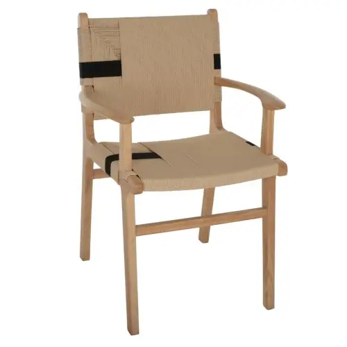 SESSEL GUMMIHOLZ UND SEIL 62,5x60x88Hcm Abverkauf