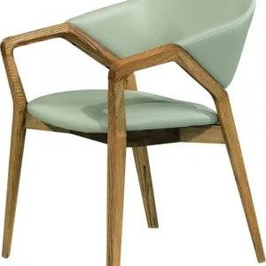Stuhl "Madelen" aus Kunstelederpolster und Holzgestell Top-Seller