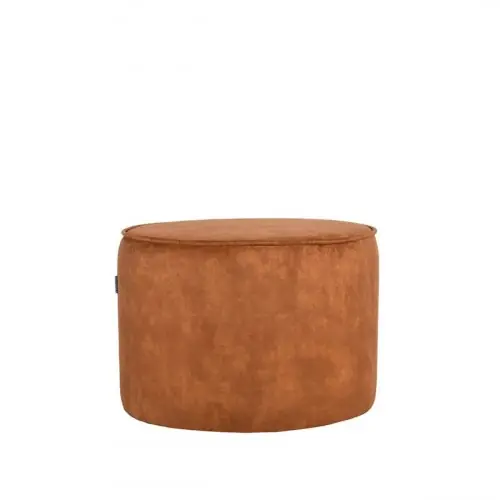 Hocker Tibo 55x55x40 cm dunkel orangeVelours Günstig