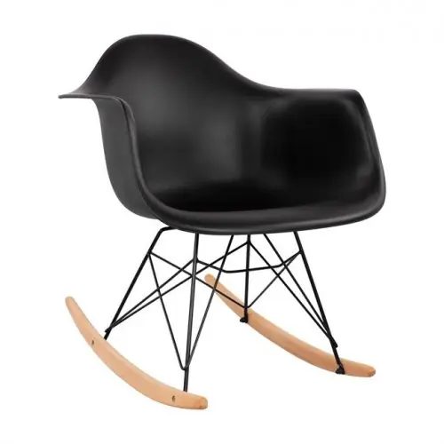 MITRO-Schaukelstuhl schwarz 61x71x64cm Angebot