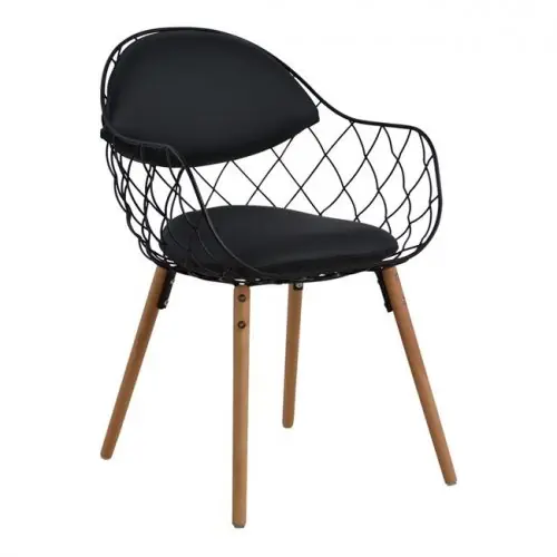 Designer Stuhl Melia | In Schwarz Saisonangebot