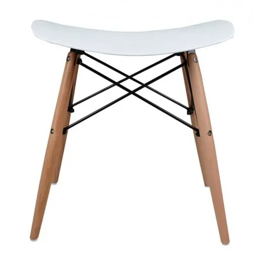 Barhocker Eames Polypropylen (47x34.5x46,5) Weiß Top-Preis