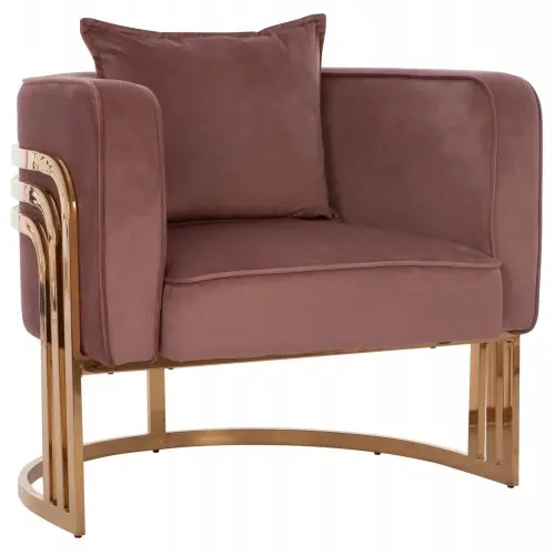 Preiswert "TIANA" ROSE SESSEL MIT METALLGESTELL