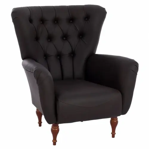 Top-Preis SESSEL BERZERA T. CHESTERFIELD IN BRAUN 87x88x100 cm