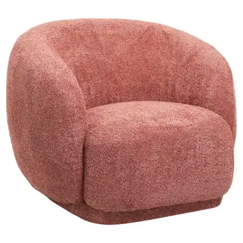 SESSEL ROSA BOUCLE-STOFF 93x87x78H cm Jetzt Bestellen