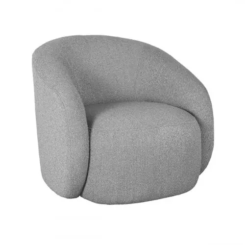 "Alby" Sessel aus grauem Boucle Knallerangebot