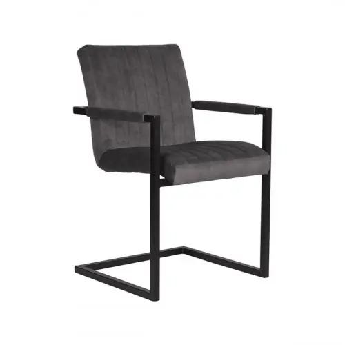 Esszimmerstuhl Milo 55x55x85 cm Anthrazit-Webart Saisonangebot