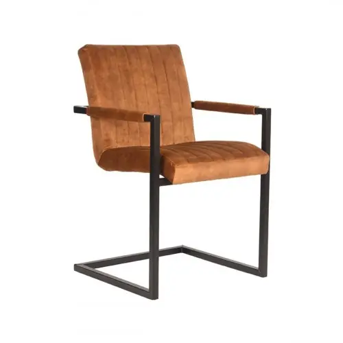 Top-Seller Esszimmerstuhl Milo 55x55x85 cm Ocker Velours
