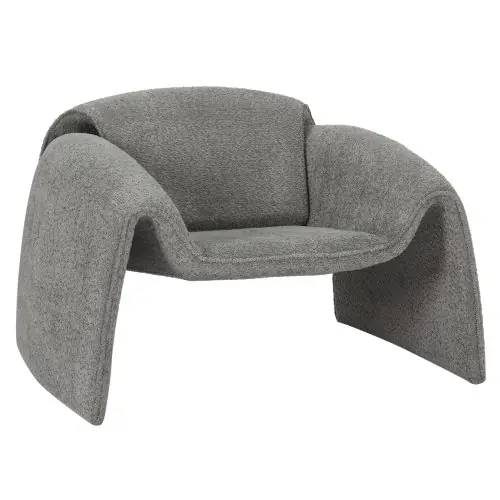 SESSEL GRAUER STOFF-METALLGESTELL 100x83x66Hcm Sale