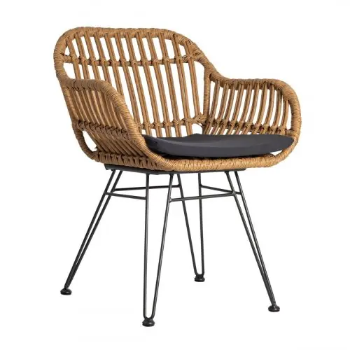 "Malibu" Sessel aus Wicker natürlich Neu