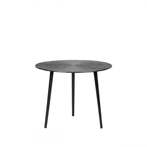 Neuheit Couchtisch Nobby 50x50x40 cm Schwarzes Metall