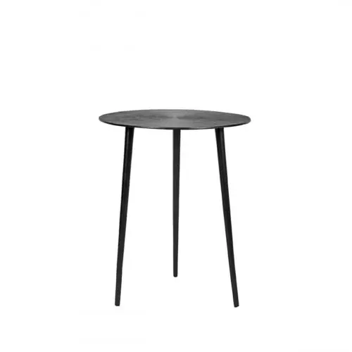 Neue Kollektion Beistelltisch Nobby 40x40x50 cm Schwarzes Metall