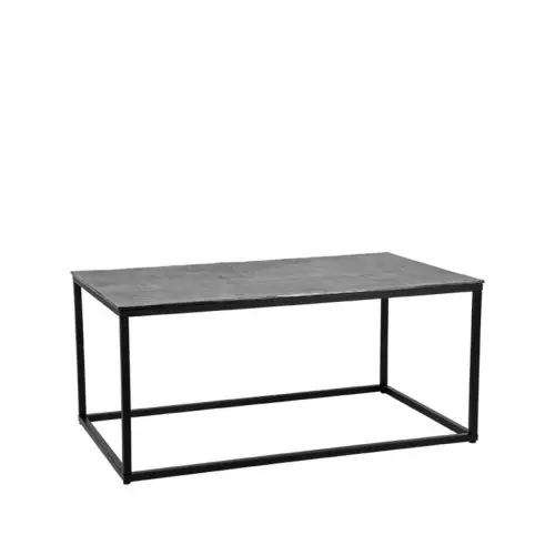 Preis Gesenkt Couchtisch Pride schwarzes metall 100x60x45 cm
