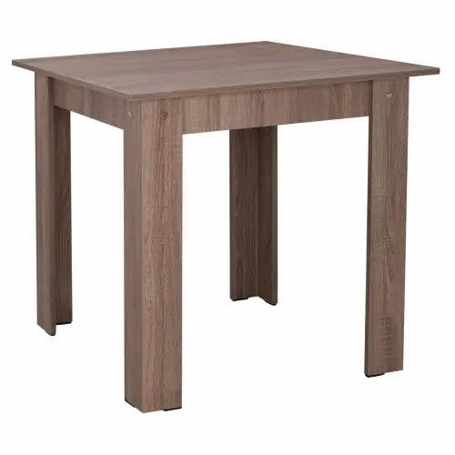Direktkauf KÜCHENTISCH KELVIN SONOMA EICHE TRÜFFEL 80x80x77 cm