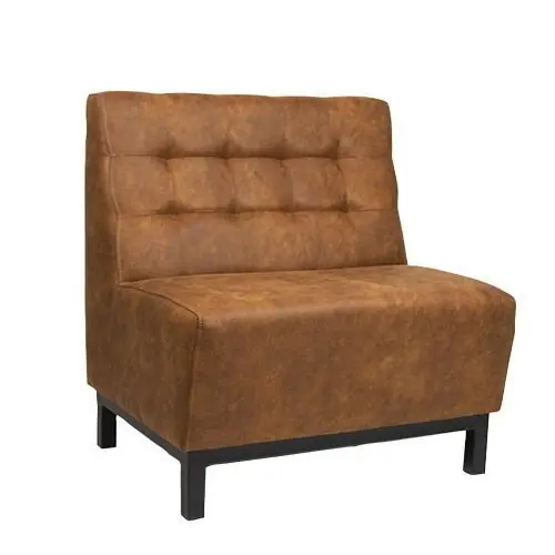 Viggo Sitzbank 80cm in Farbe Cognac Neu
