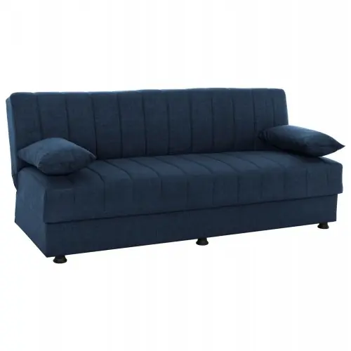 SCHLAFSOFA "ANDRI" 3-SITZER BLAU 180x72x77 cm Preisknaller