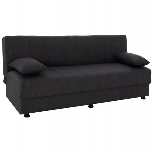 SCHLAFSOFA "ANDRI" 3-SITZER GRAU 180x72x77 cm Expressversand