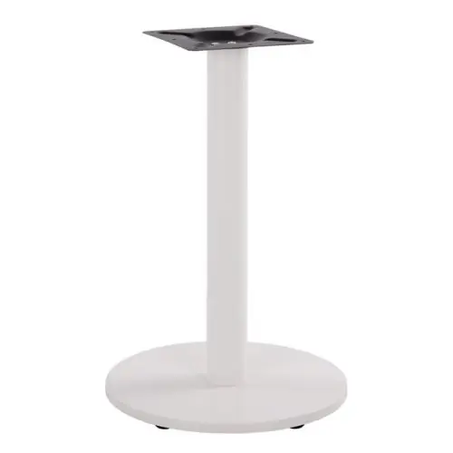 Heißes Angebot Tischuntergestell aus mattweißem Metall Φ45xH72cm