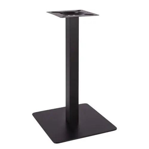 Tischuntergestell aus mattschwarzem Metall 40x40xH72cm Mega-Angebot