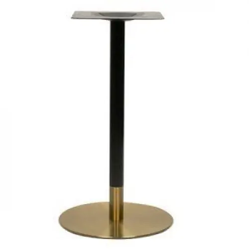 Tischuntergestell "Dice" aus Stahl 72cm Höhe aus schwarz und gold Billig